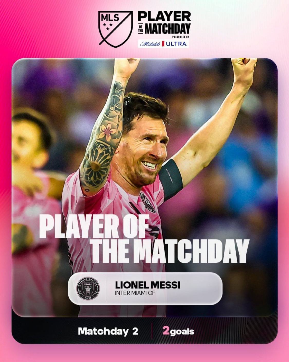 V体育电脑版-梅西入选MLS本轮最佳阵容！也是本轮最佳球员！